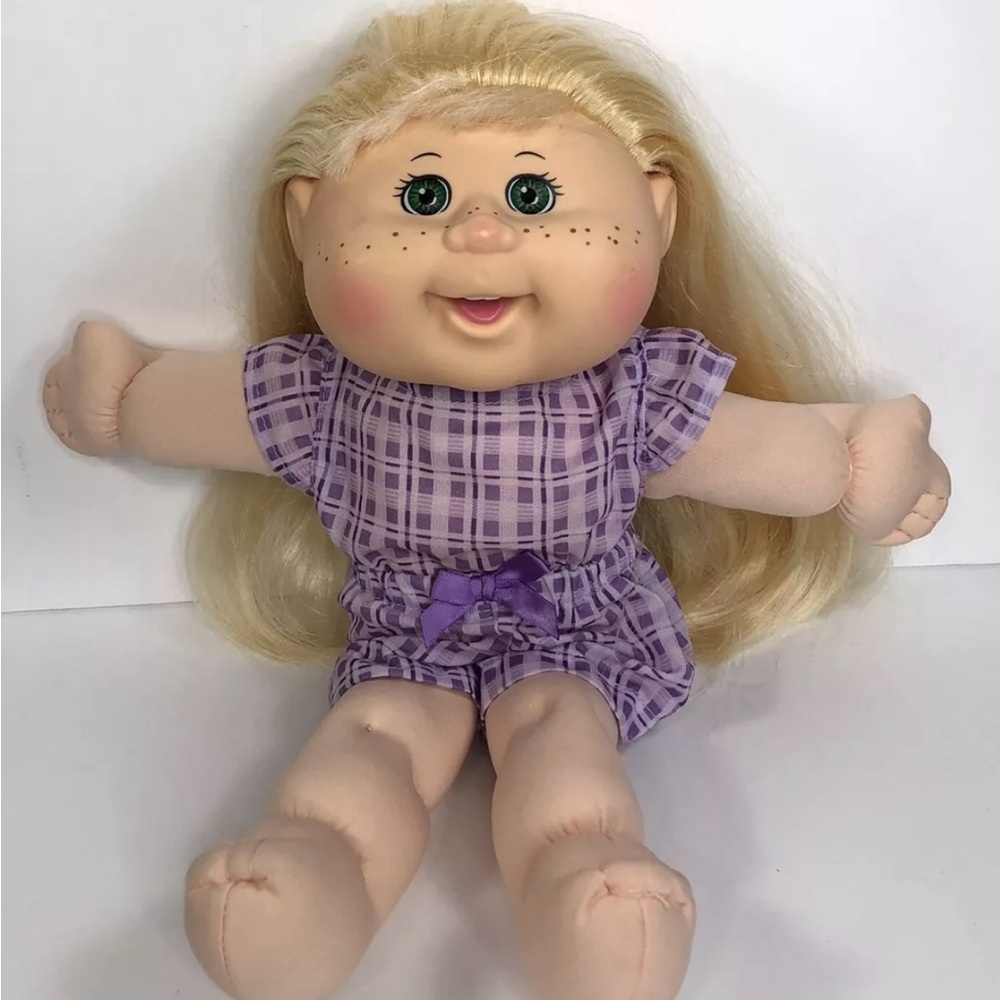 Cabbage Patch Kids Blonde Hair Blue Eyes
